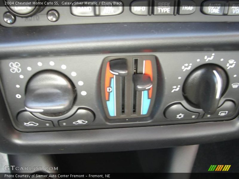 Galaxy Silver Metallic / Ebony Black 2004 Chevrolet Monte Carlo SS