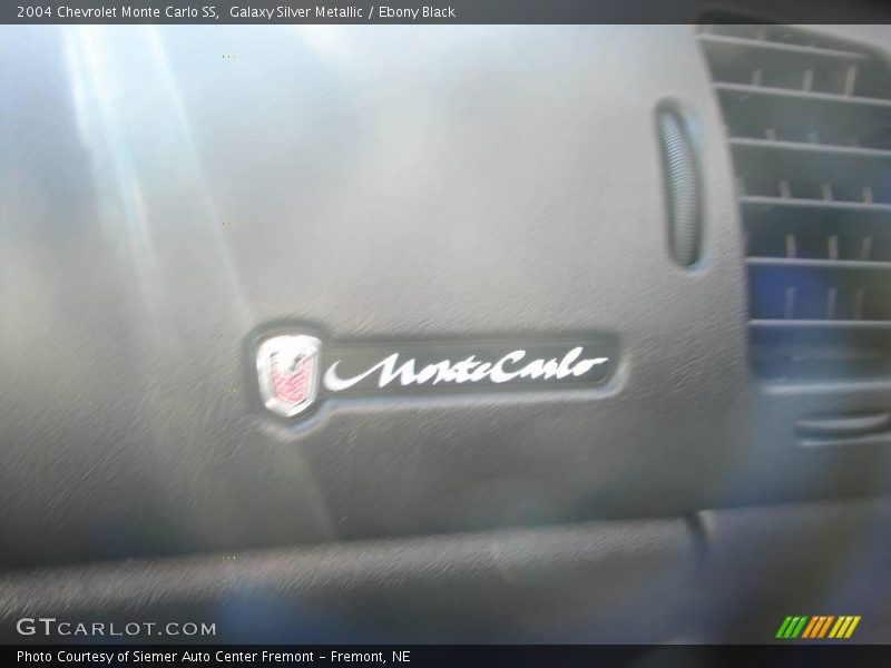 Galaxy Silver Metallic / Ebony Black 2004 Chevrolet Monte Carlo SS