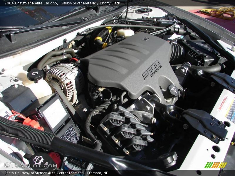 Galaxy Silver Metallic / Ebony Black 2004 Chevrolet Monte Carlo SS