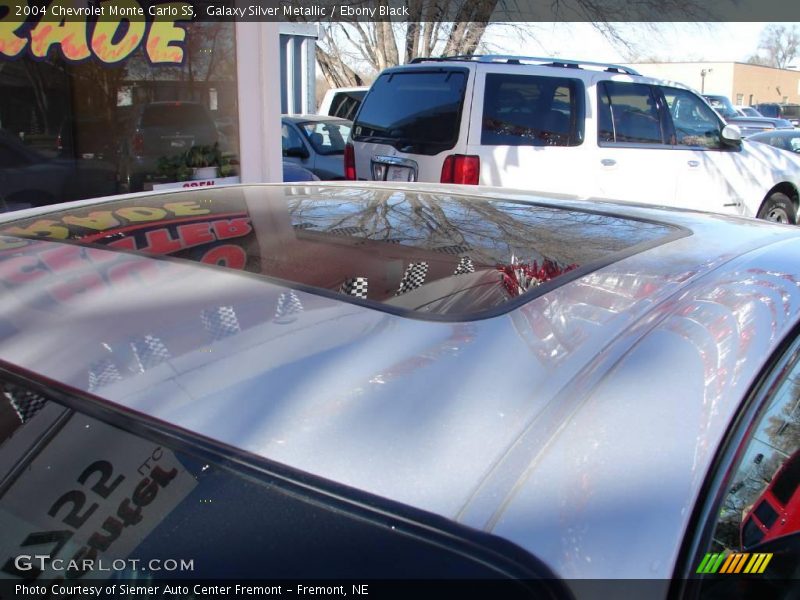 Galaxy Silver Metallic / Ebony Black 2004 Chevrolet Monte Carlo SS