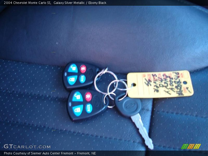 Galaxy Silver Metallic / Ebony Black 2004 Chevrolet Monte Carlo SS