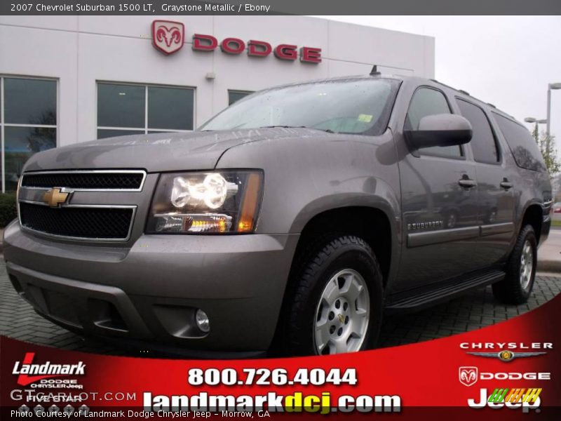 Graystone Metallic / Ebony 2007 Chevrolet Suburban 1500 LT