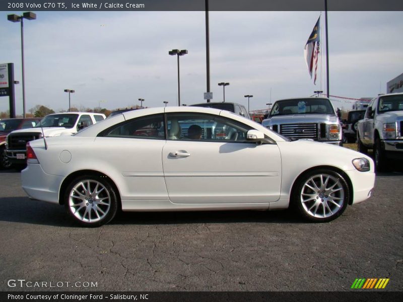Ice White / Calcite Cream 2008 Volvo C70 T5