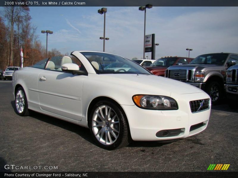 Ice White / Calcite Cream 2008 Volvo C70 T5