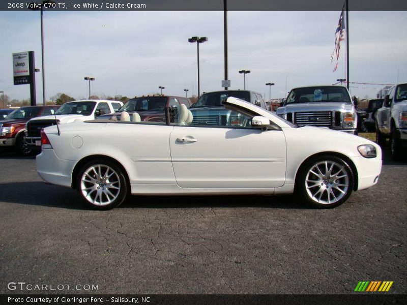 Ice White / Calcite Cream 2008 Volvo C70 T5