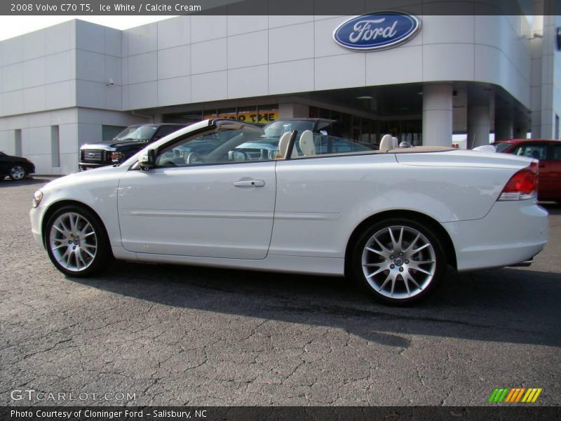 Ice White / Calcite Cream 2008 Volvo C70 T5