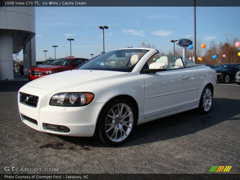 Ice White / Calcite Cream 2008 Volvo C70 T5