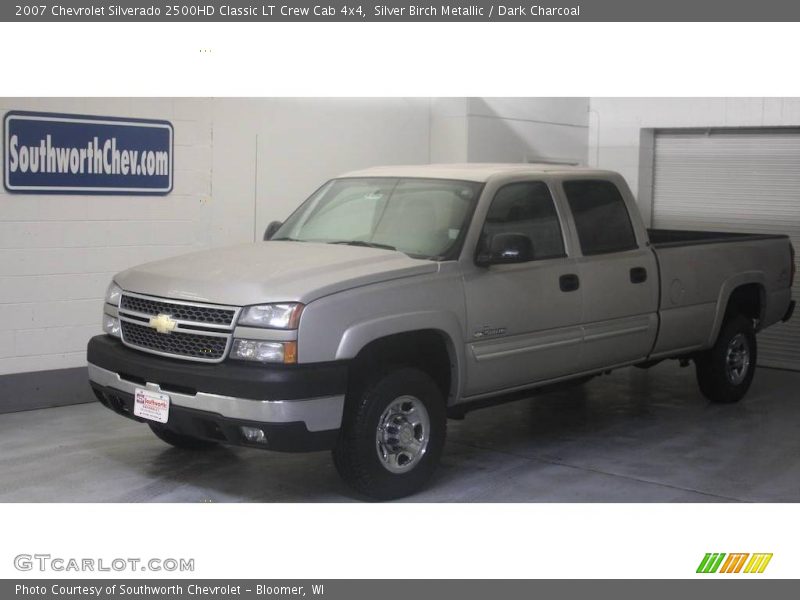 Silver Birch Metallic / Dark Charcoal 2007 Chevrolet Silverado 2500HD Classic LT Crew Cab 4x4