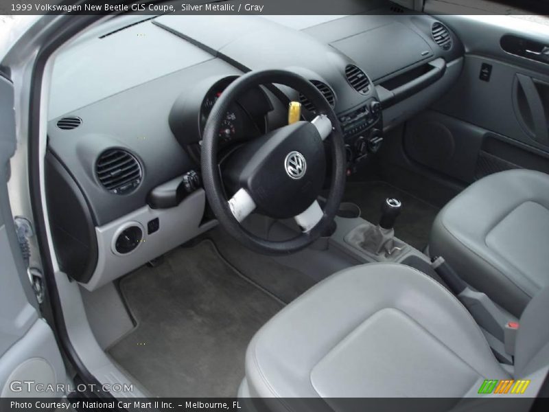 Silver Metallic / Gray 1999 Volkswagen New Beetle GLS Coupe
