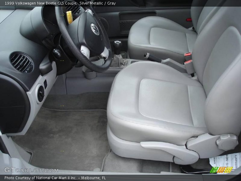 Silver Metallic / Gray 1999 Volkswagen New Beetle GLS Coupe