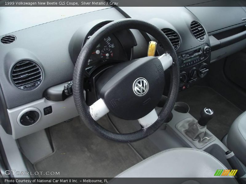Silver Metallic / Gray 1999 Volkswagen New Beetle GLS Coupe