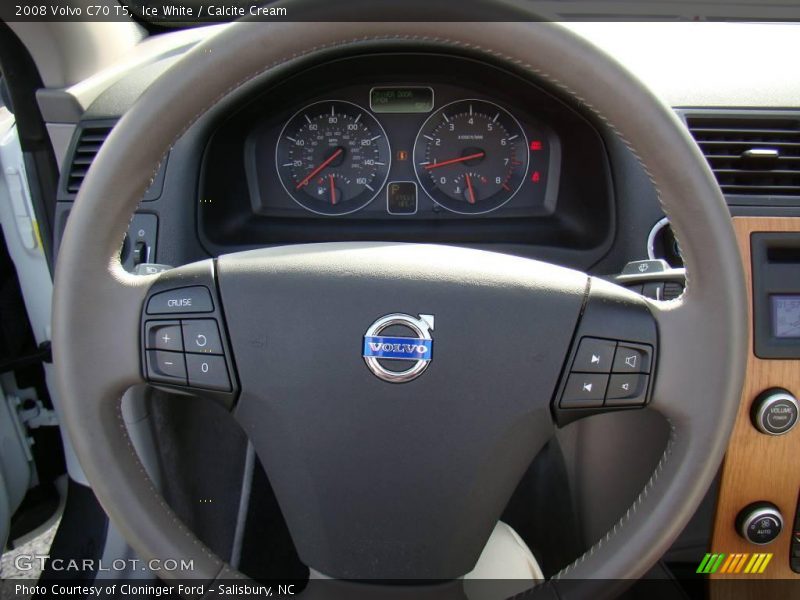 Ice White / Calcite Cream 2008 Volvo C70 T5