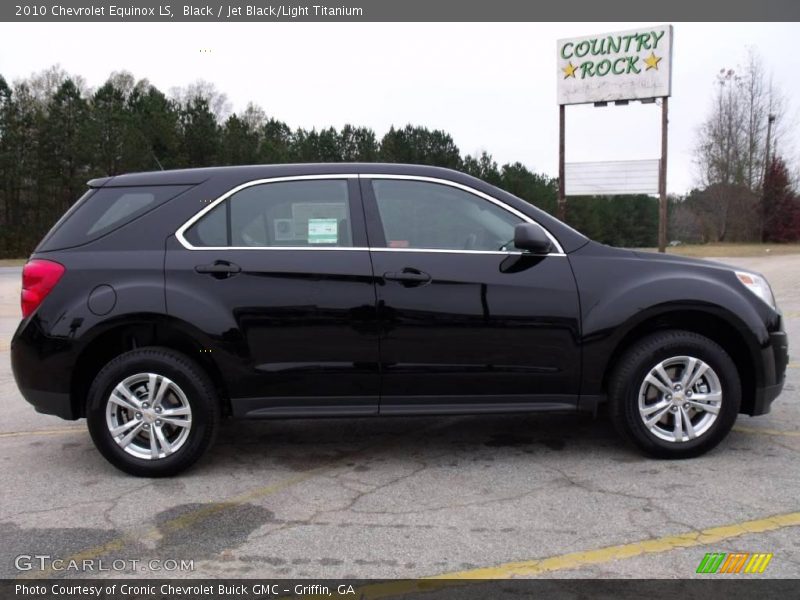Black / Jet Black/Light Titanium 2010 Chevrolet Equinox LS