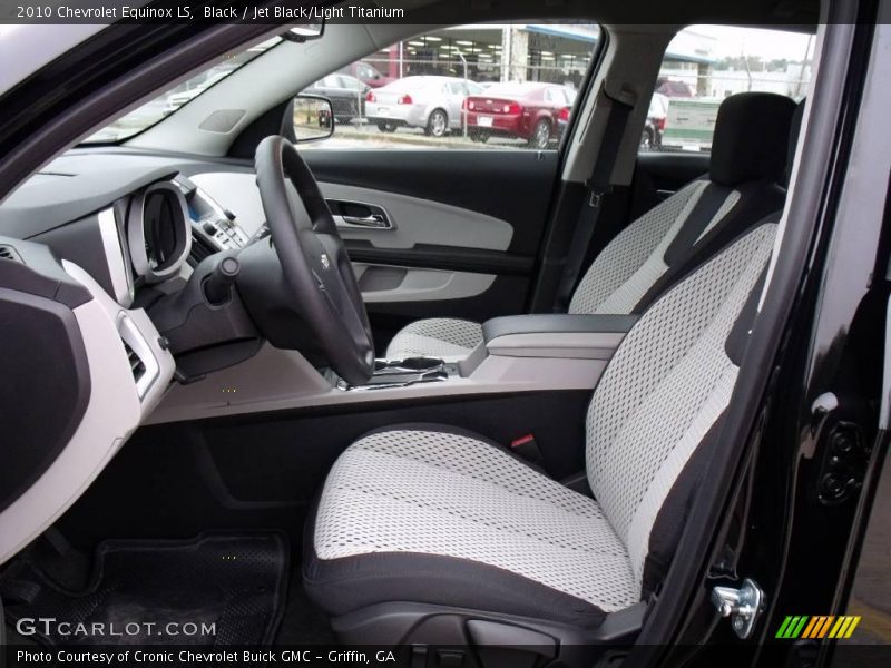 Black / Jet Black/Light Titanium 2010 Chevrolet Equinox LS
