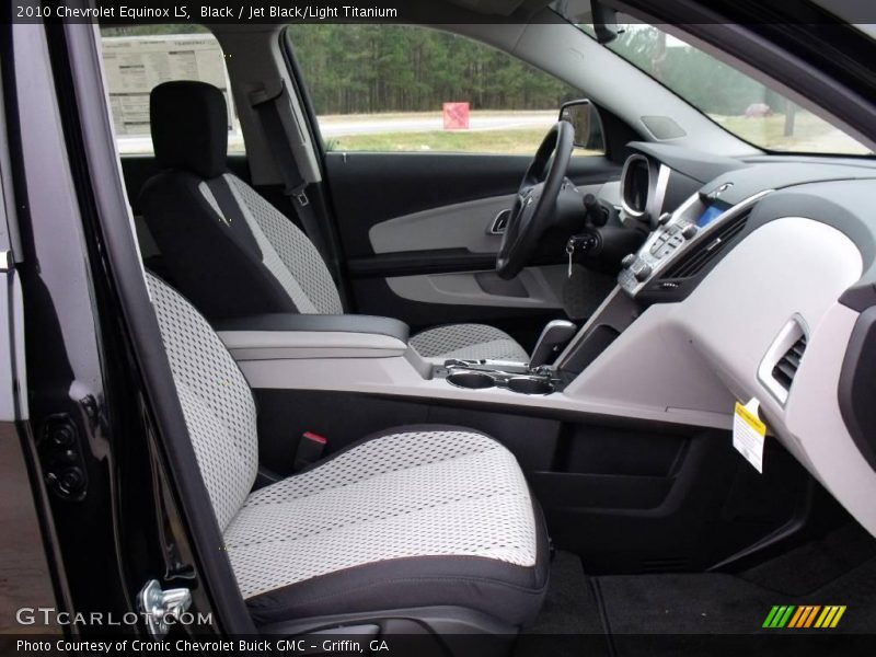 Black / Jet Black/Light Titanium 2010 Chevrolet Equinox LS