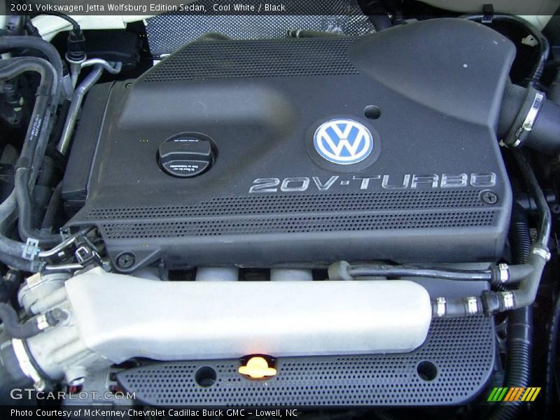 Cool White / Black 2001 Volkswagen Jetta Wolfsburg Edition Sedan