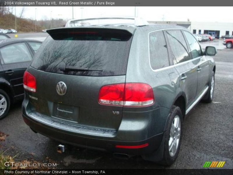 Reed Green Metallic / Pure Beige 2004 Volkswagen Touareg V8