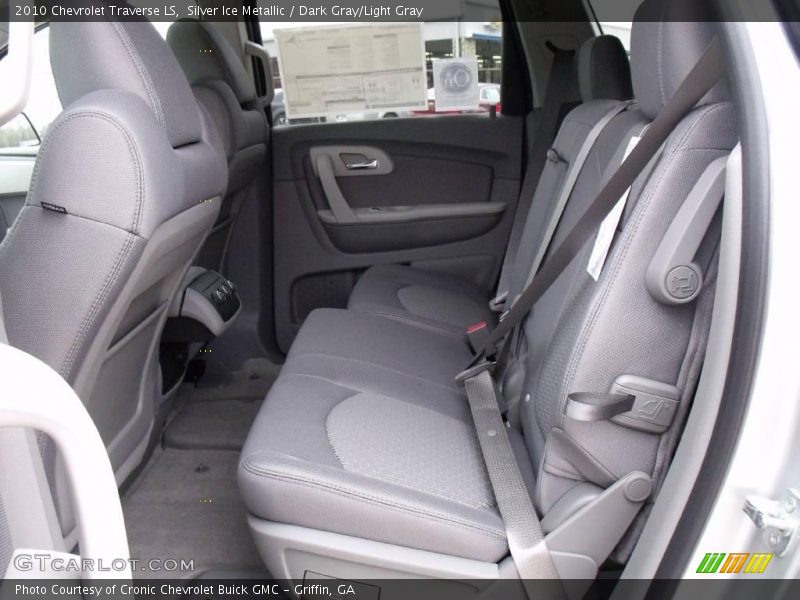 Silver Ice Metallic / Dark Gray/Light Gray 2010 Chevrolet Traverse LS