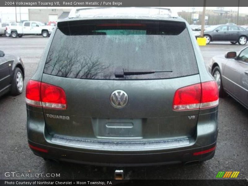 Reed Green Metallic / Pure Beige 2004 Volkswagen Touareg V8