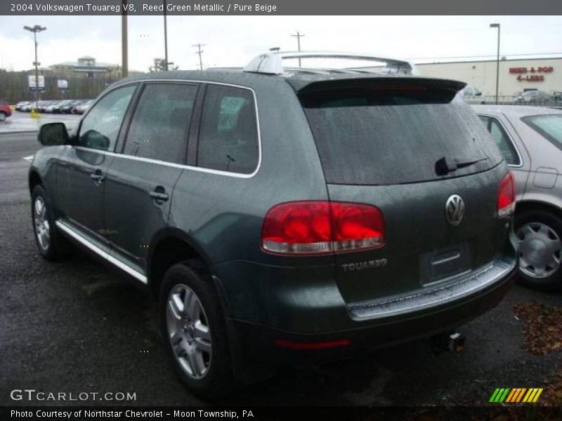 Reed Green Metallic / Pure Beige 2004 Volkswagen Touareg V8