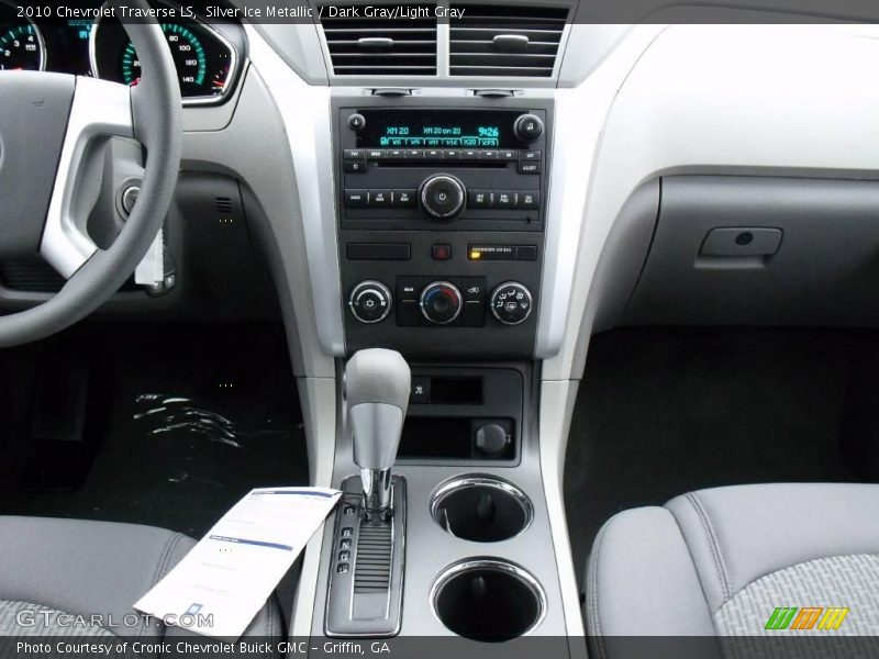 Silver Ice Metallic / Dark Gray/Light Gray 2010 Chevrolet Traverse LS
