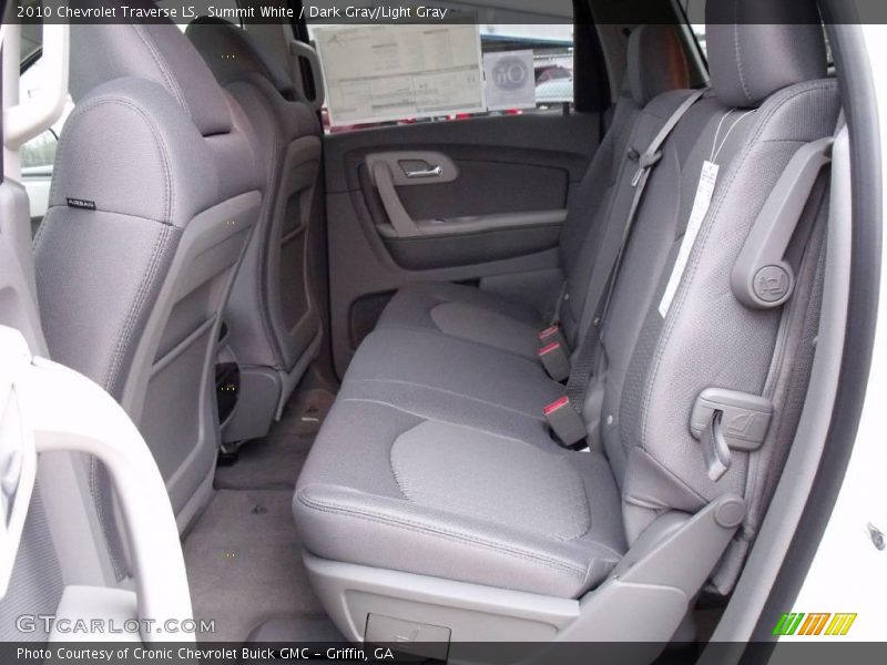 Summit White / Dark Gray/Light Gray 2010 Chevrolet Traverse LS