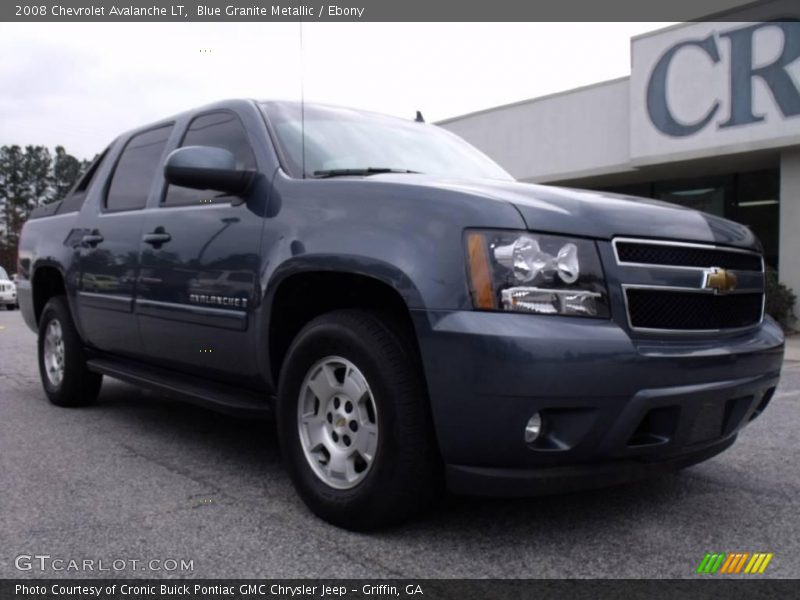 Blue Granite Metallic / Ebony 2008 Chevrolet Avalanche LT