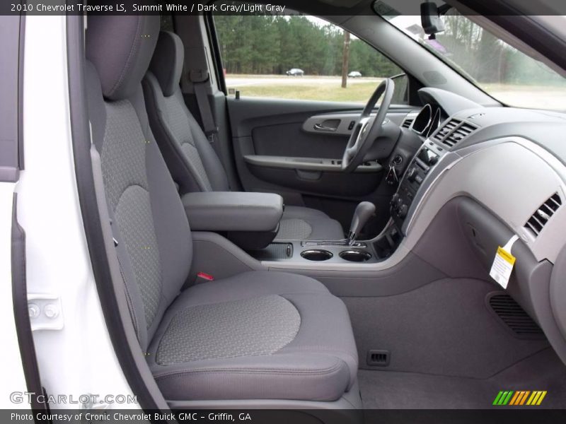 Summit White / Dark Gray/Light Gray 2010 Chevrolet Traverse LS