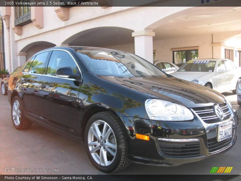 Black / Anthracite 2005 Volkswagen Jetta 2.5 Sedan
