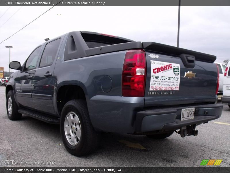 Blue Granite Metallic / Ebony 2008 Chevrolet Avalanche LT