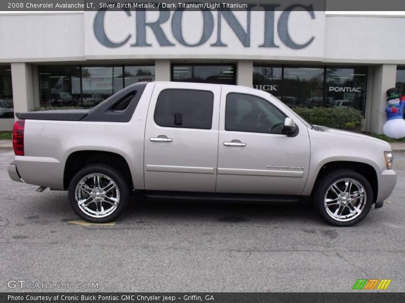 Silver Birch Metallic / Dark Titanium/Light Titanium 2008 Chevrolet Avalanche LT