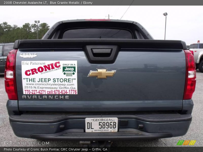 Blue Granite Metallic / Ebony 2008 Chevrolet Avalanche LT
