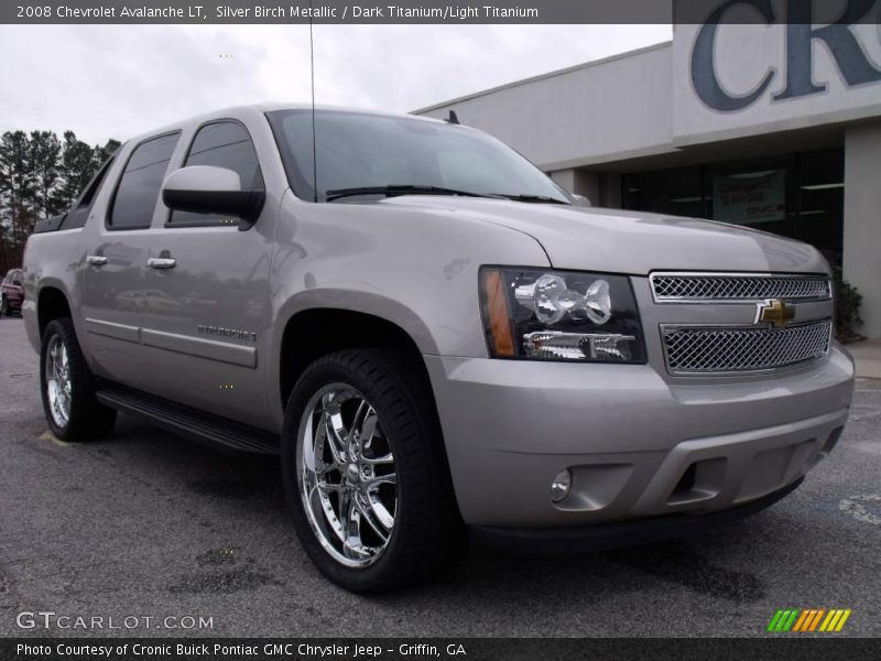 Silver Birch Metallic / Dark Titanium/Light Titanium 2008 Chevrolet Avalanche LT