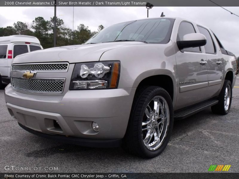 Silver Birch Metallic / Dark Titanium/Light Titanium 2008 Chevrolet Avalanche LT