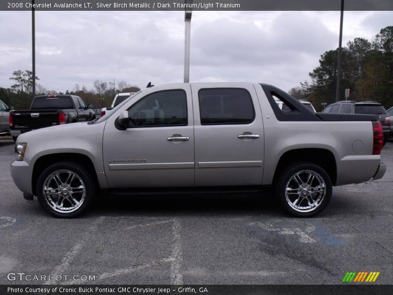 Silver Birch Metallic / Dark Titanium/Light Titanium 2008 Chevrolet Avalanche LT