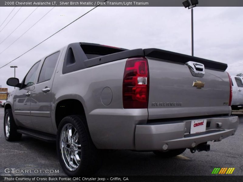 Silver Birch Metallic / Dark Titanium/Light Titanium 2008 Chevrolet Avalanche LT