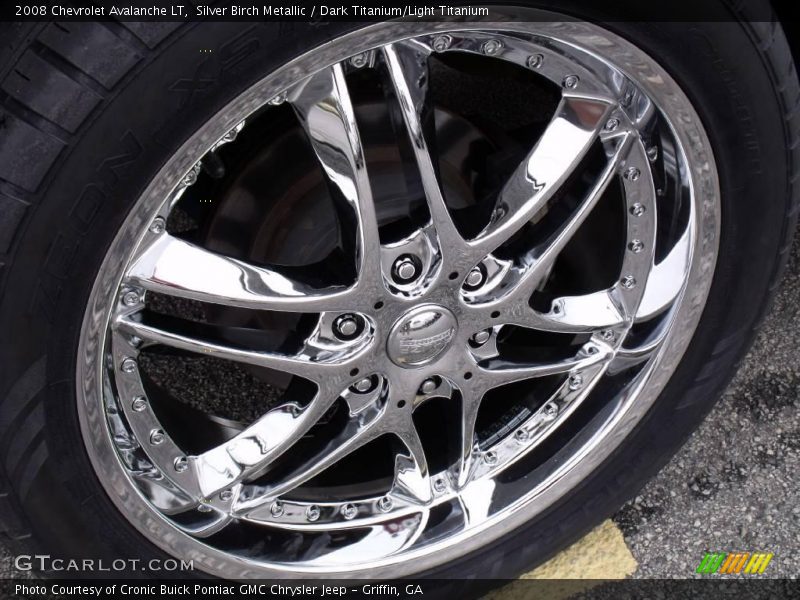 Silver Birch Metallic / Dark Titanium/Light Titanium 2008 Chevrolet Avalanche LT