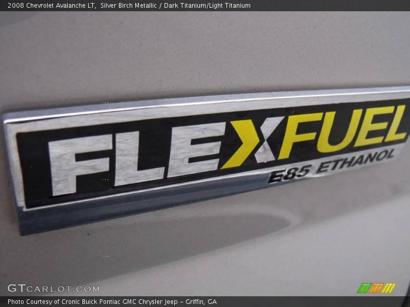 Silver Birch Metallic / Dark Titanium/Light Titanium 2008 Chevrolet Avalanche LT