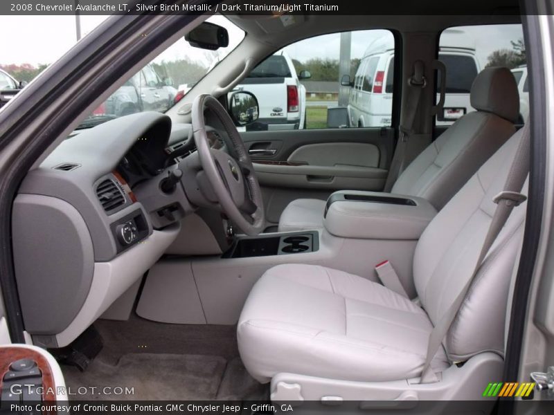 Silver Birch Metallic / Dark Titanium/Light Titanium 2008 Chevrolet Avalanche LT