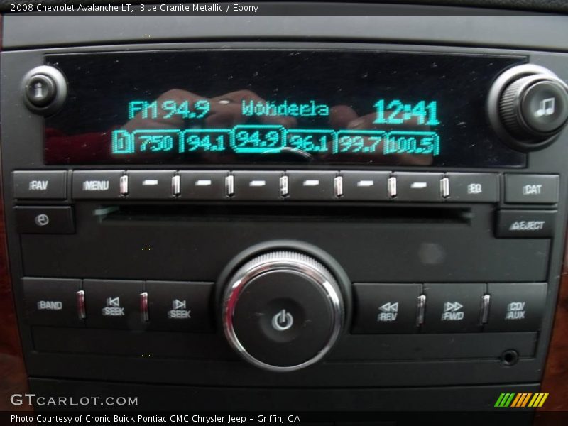 Blue Granite Metallic / Ebony 2008 Chevrolet Avalanche LT