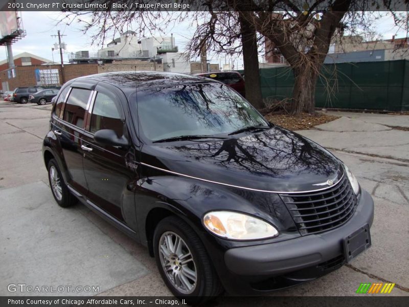Black / Taupe/Pearl Beige 2001 Chrysler PT Cruiser Limited