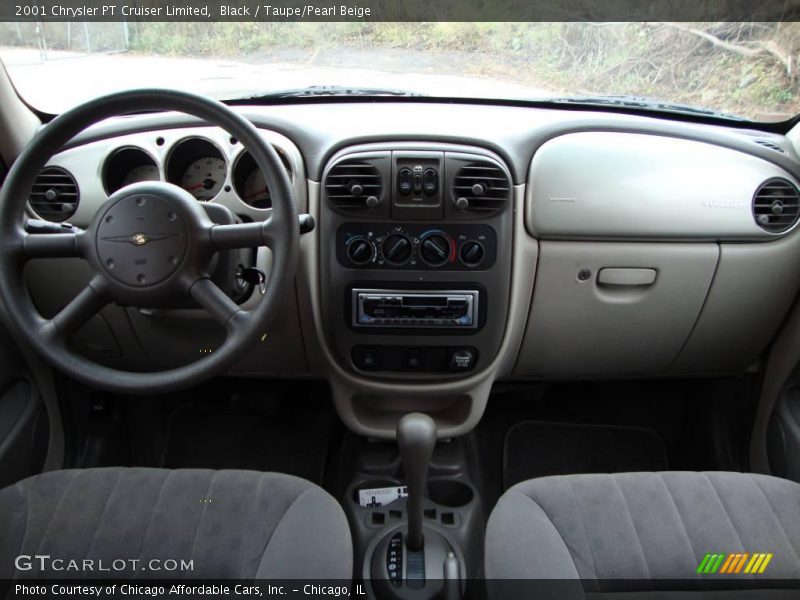 Black / Taupe/Pearl Beige 2001 Chrysler PT Cruiser Limited