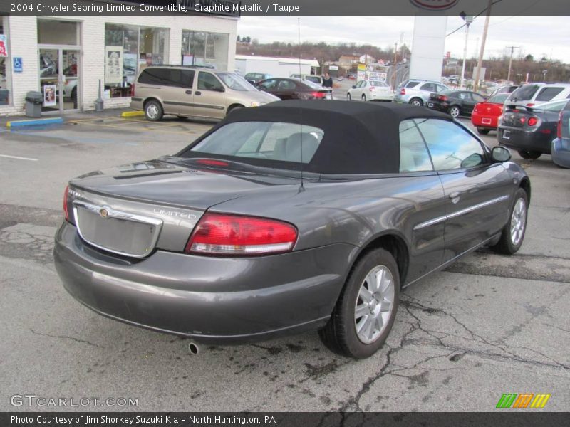 Graphite Metallic / Taupe 2004 Chrysler Sebring Limited Convertible