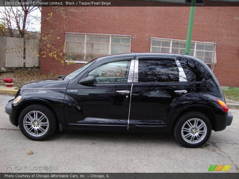 Black / Taupe/Pearl Beige 2001 Chrysler PT Cruiser Limited