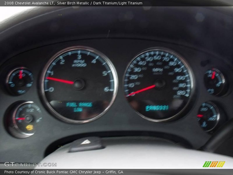 Silver Birch Metallic / Dark Titanium/Light Titanium 2008 Chevrolet Avalanche LT
