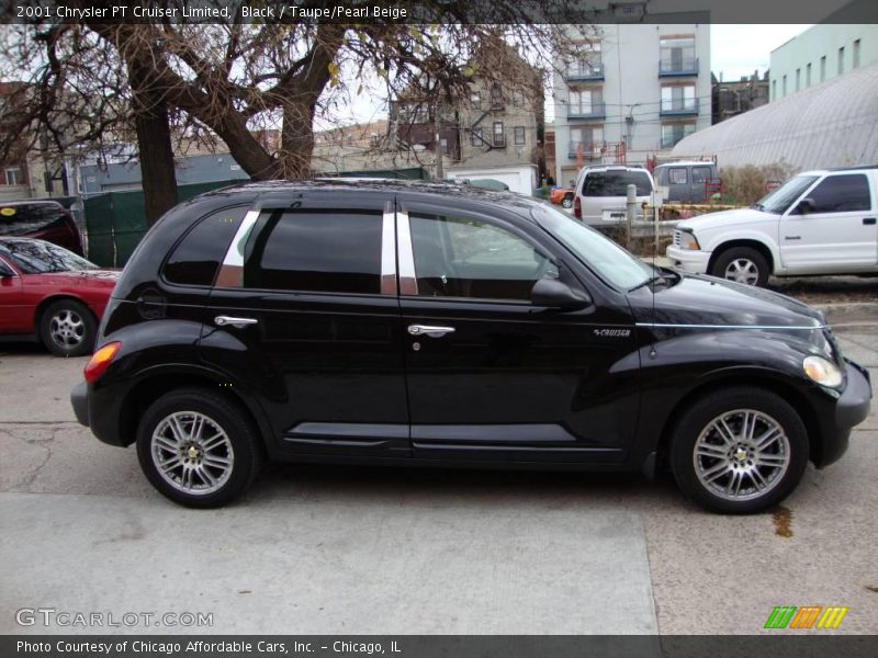 Black / Taupe/Pearl Beige 2001 Chrysler PT Cruiser Limited