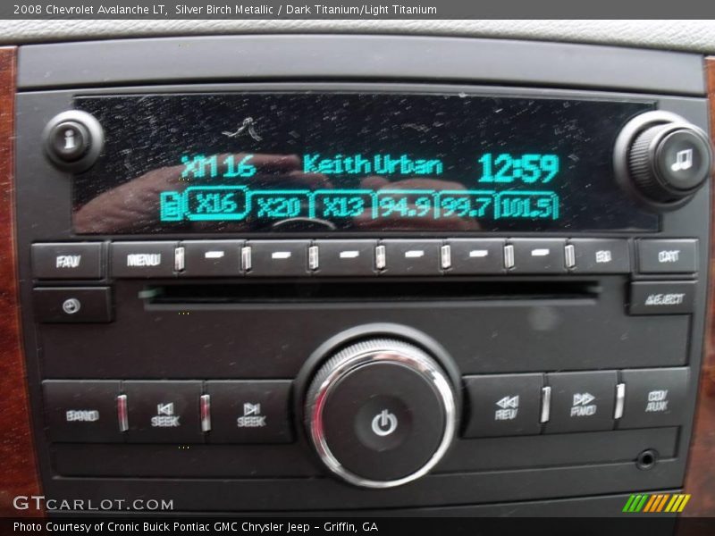 Silver Birch Metallic / Dark Titanium/Light Titanium 2008 Chevrolet Avalanche LT