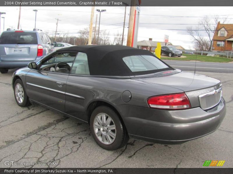 Graphite Metallic / Taupe 2004 Chrysler Sebring Limited Convertible