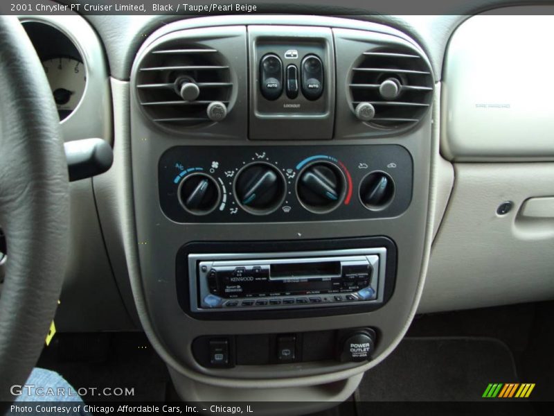 Black / Taupe/Pearl Beige 2001 Chrysler PT Cruiser Limited