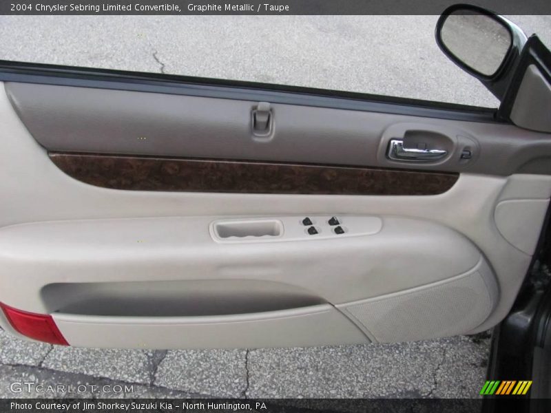 Graphite Metallic / Taupe 2004 Chrysler Sebring Limited Convertible